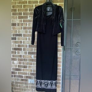 Black 2pc Party Dress